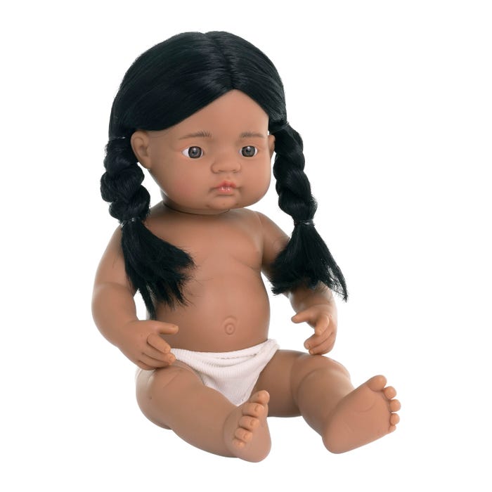 Miniland Baby Doll, 15 Inches, Native American Girl