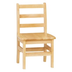 Jonti-Craft Ladderback Chair, 12-Inch Seat, 14-1/2 x 13-1/2 x 24-1/2 Inches, Item Number 1133293