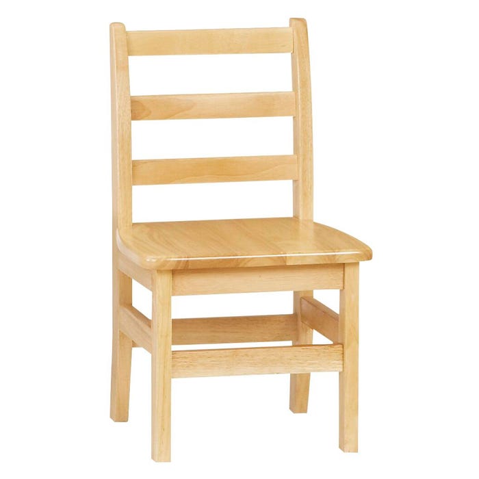 Jonti-Craft Ladderback Chair, 12-Inch Seat, 14-1/2 x 13-1/2 x 24-1/2 Inches