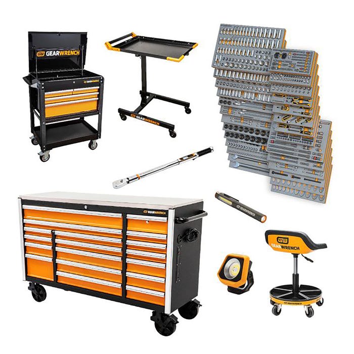 GearWrench MEGAMOD Master Technician Set in Modular Trays, 1268 Pieces