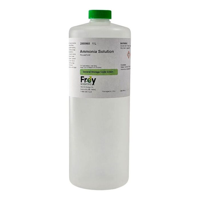 Frey Scientific Household Ammonia Solution, 1L