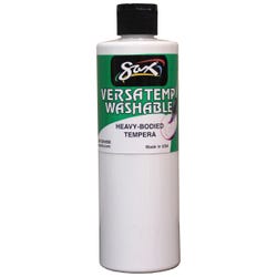 Sax Versatemp Washable Heavy-Bodied Tempera Paint, 1 Pint, White 1592670