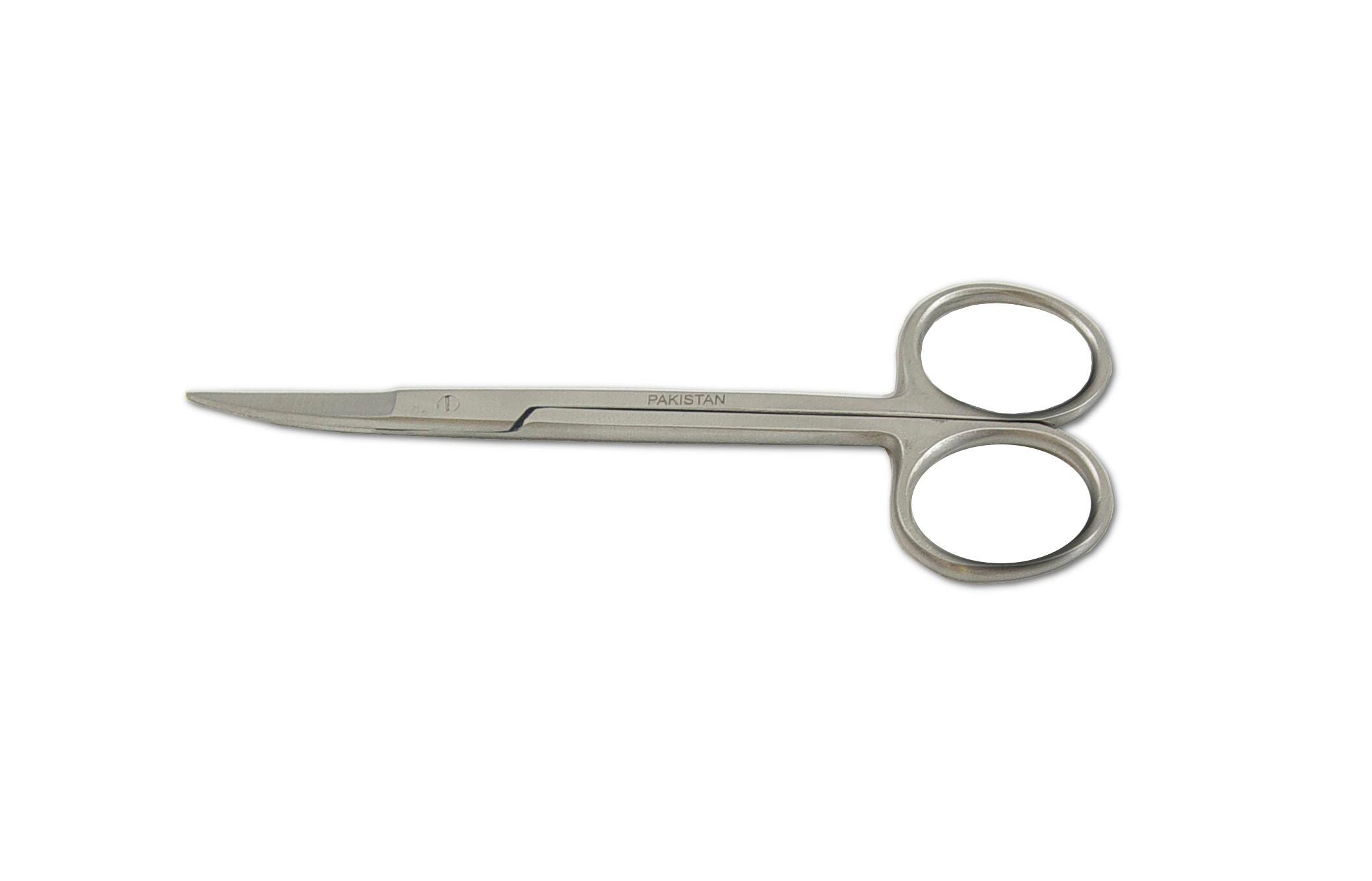 Frey Scientific Dissecting Scissors - Premium Grade - Curved Blades, Item Number 583176