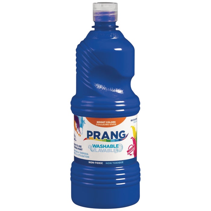 Prang Ready-to-Use Washable Tempera Paint, Quart, Blue