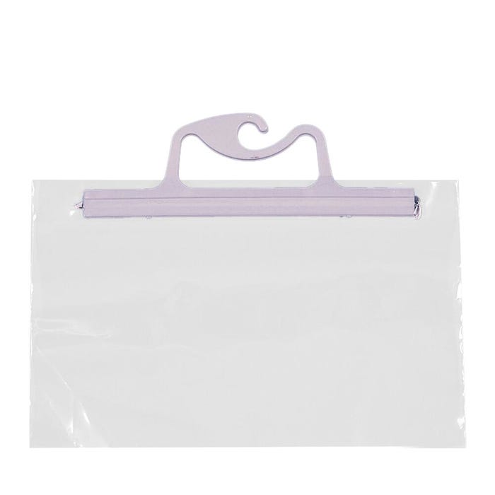 Monaco HangUp Portable Original Bag, 14 x 21 Inches, Clear, Pack of 10