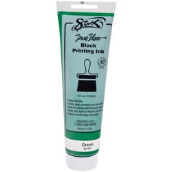 Sax Water Soluble Block Printing Ink, 5 Ounce Tube, Green 461951