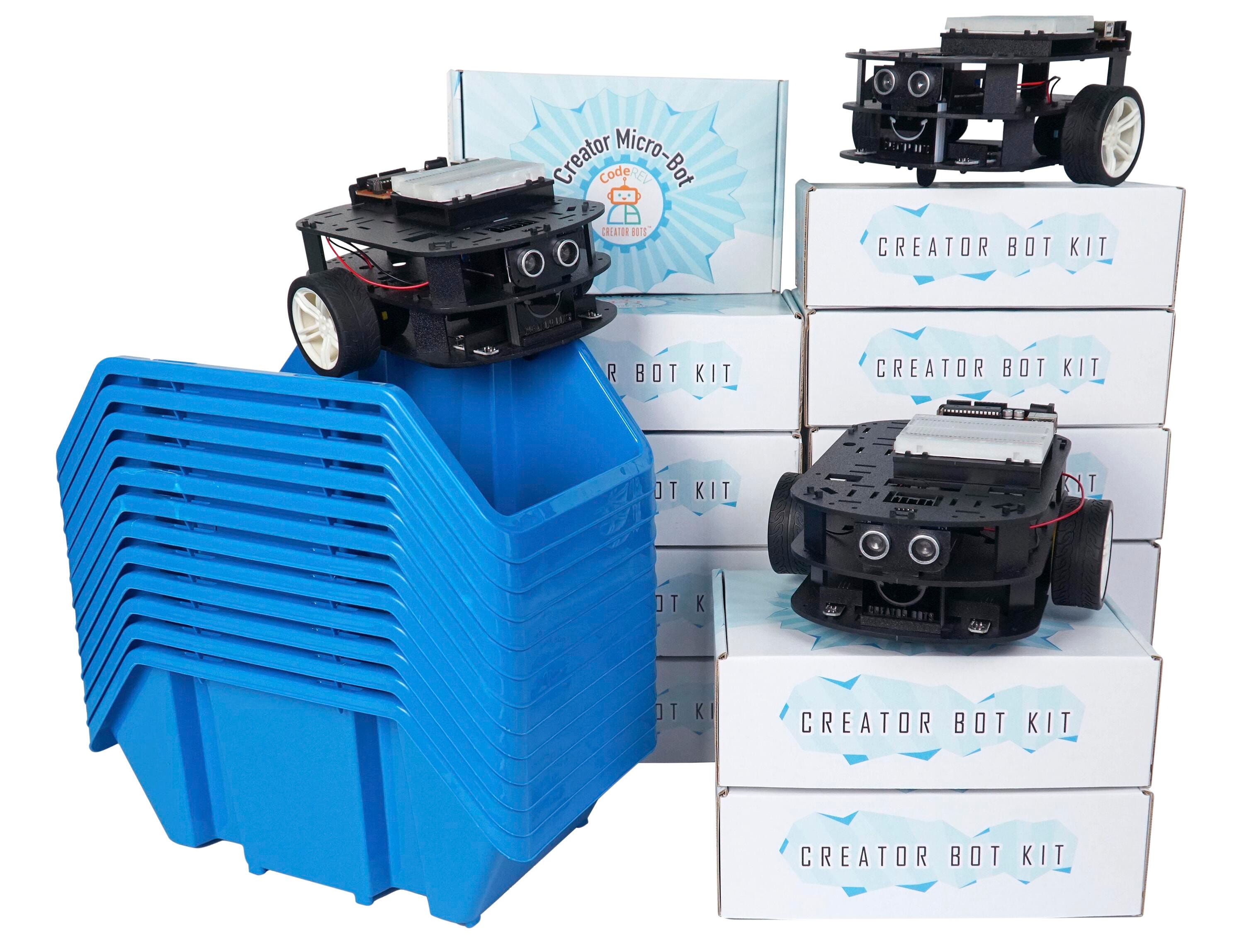 Code Rev Kids Creator Micro-bot Classroom, Set of 12 2119676