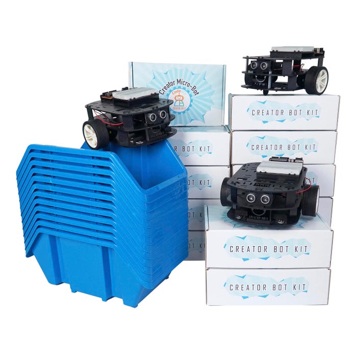 Code Rev Kids Inc Creator Bots Micro-Bot, Classroom Set of 12