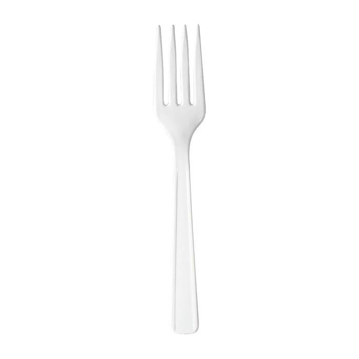 Genuine Joe Sweetheart Mediumweight Fork, Plastic, White, Pack of 1000