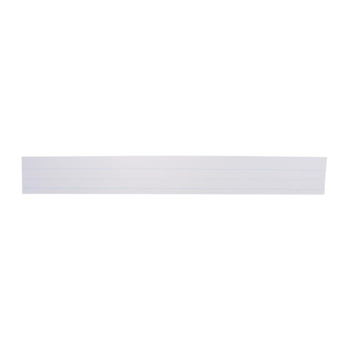 School Smart Sentence Strips, 3 x 24 Inches, White, 43 lb, Pack of 100