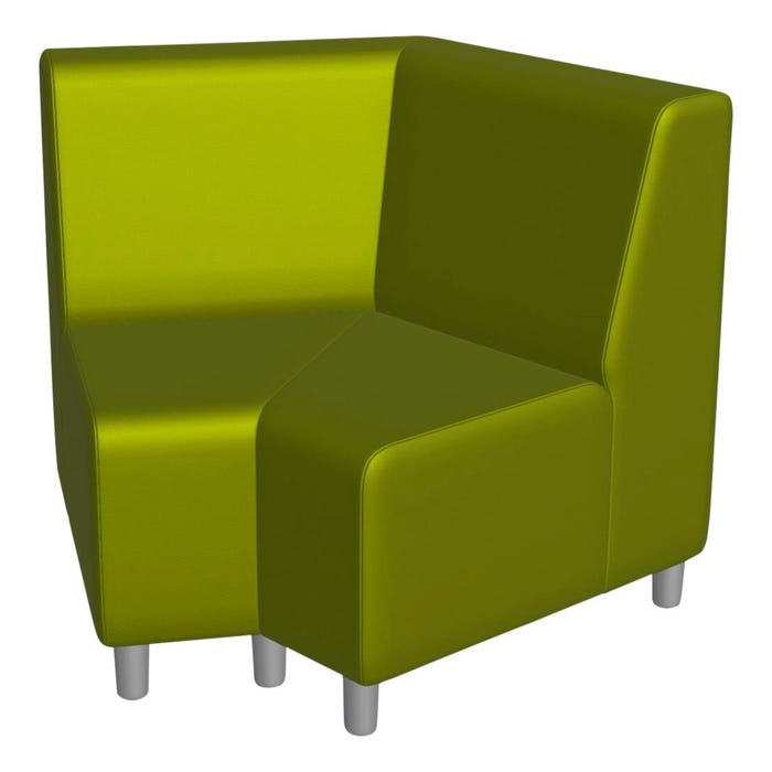 Classroom Select Soft Seating NeoLounge Loveseat with Inside 60° Curve
