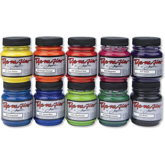 Jacquard Dye-Na-Flow Specialty Paint Set, 2.25 Ounces, Assorted Colors, Set of 10