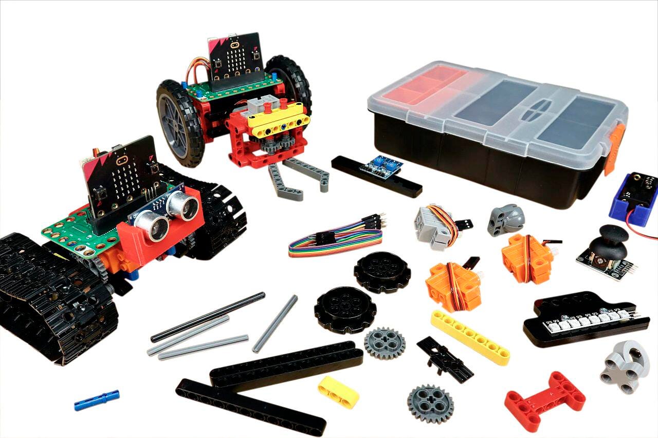 Brown Dog Gadgets Bit Board Rover with no Micro:Bit, Pack of 25 2214449