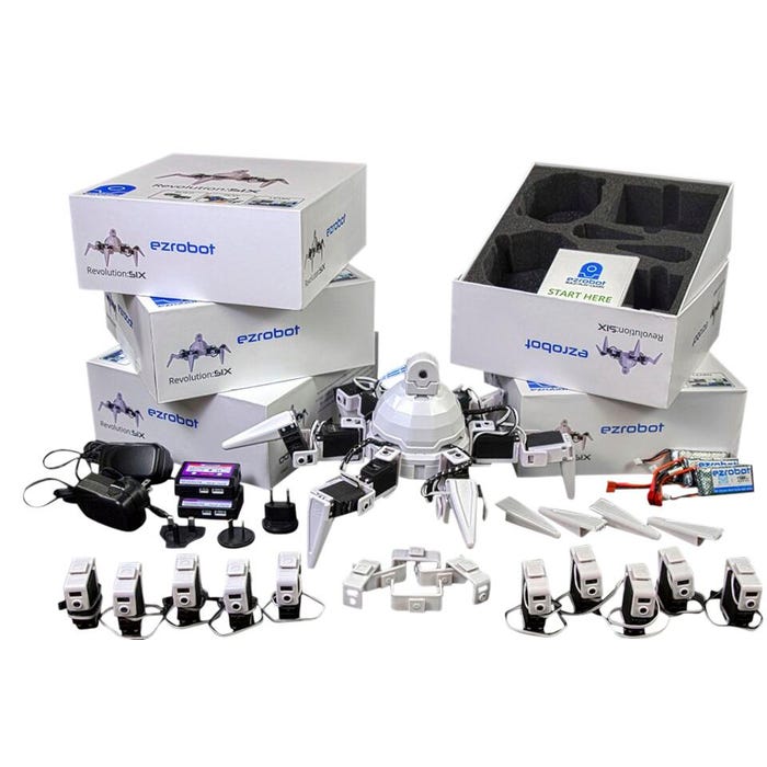EZ-Robot SIX Hexapod Robot Bundle