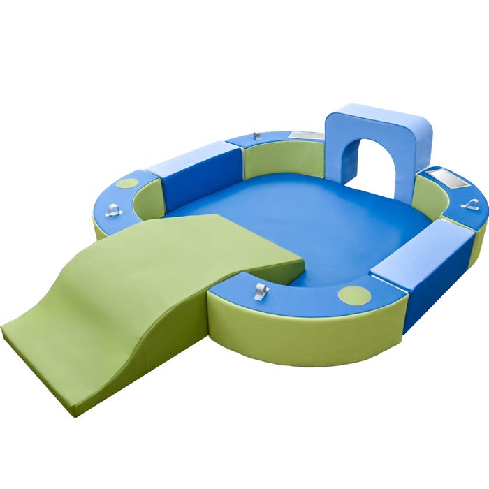 Children's Factory Playring with Tunnel and Slide