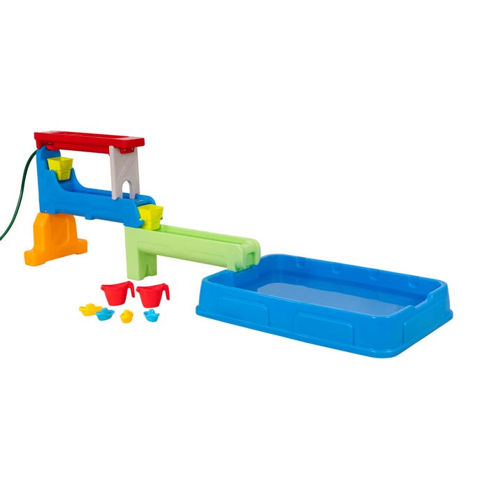Simplay3 Raindrop Falls Water Table Splash Pool, 98 x 30-1/2 x 31 Inches
