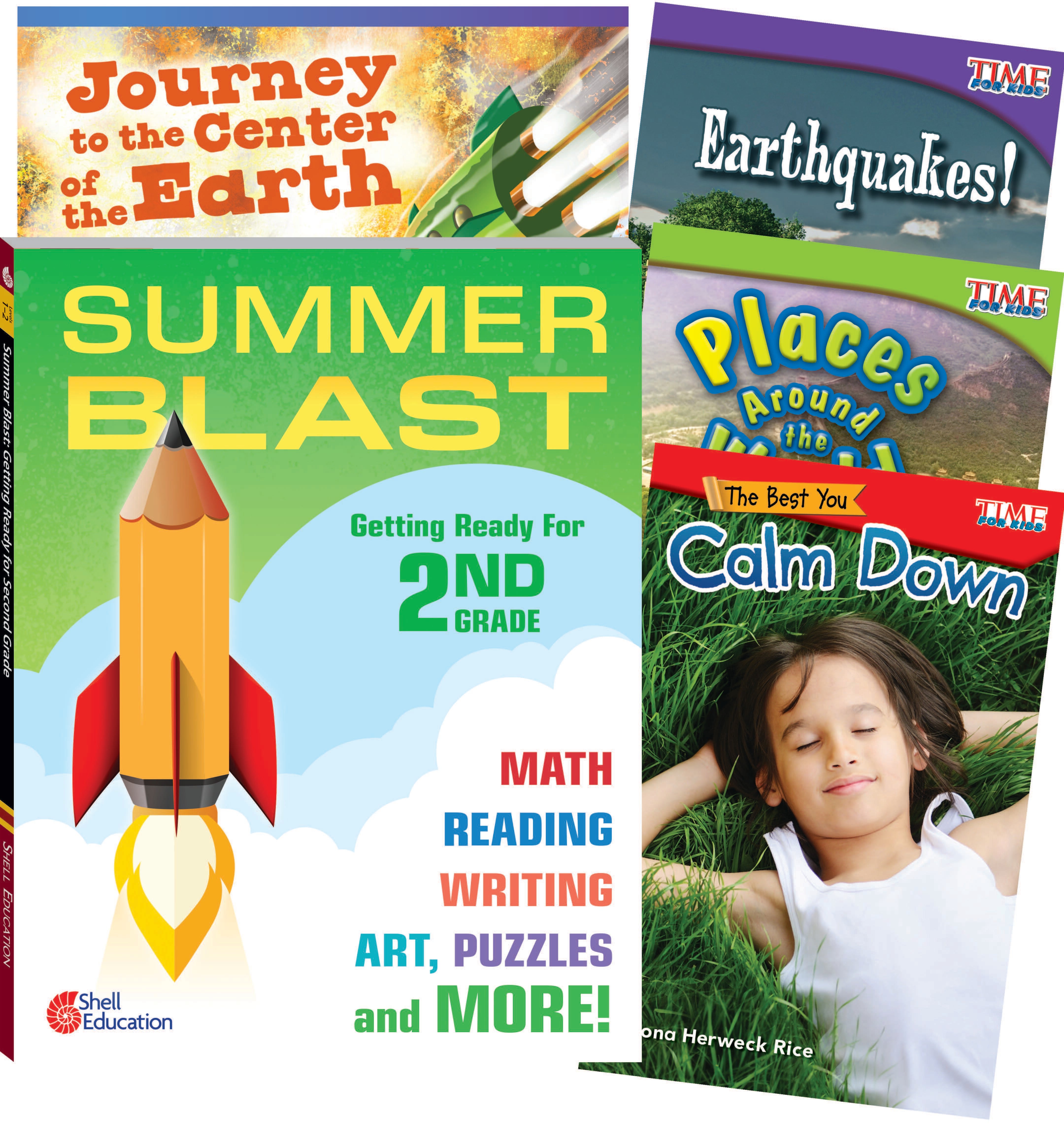 Teacher Created Materials Learn-at-Home: Summer Reading Bundle, 5-Book Set, Grade 2, Item Number 2088886