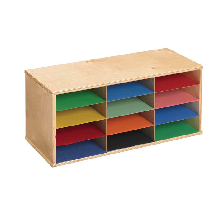 Classroom Select Storage Organizer, 12 Shelves, 29 x 12 x 12-1/2 Inches