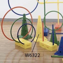 FlagHouse Steeplecourse Medium Cones, Set of 4, Assorted Colors 2119949