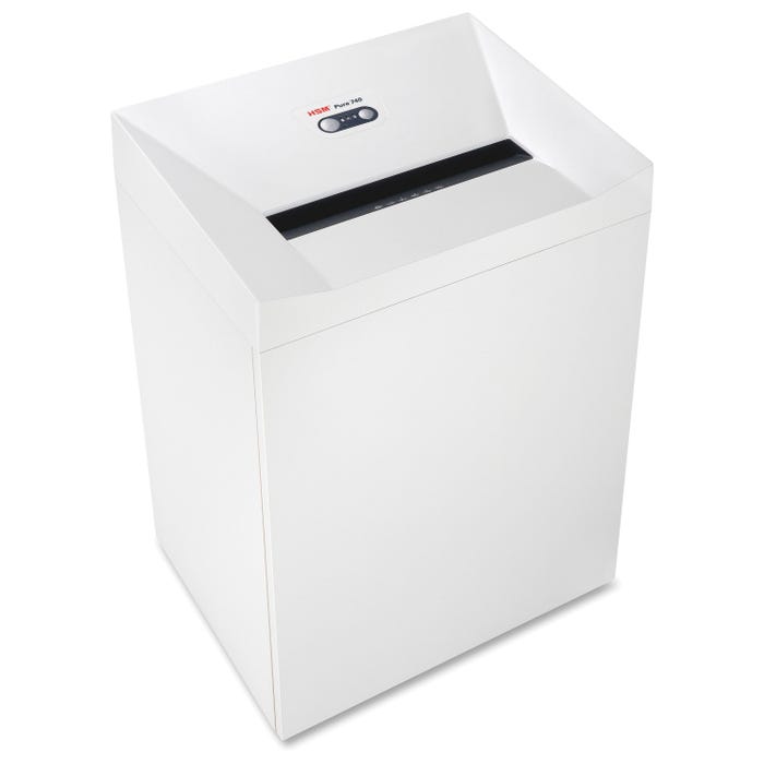 HSM Pure 740c Cross-Cut Shredder, 24-3/8 x 19 x 35 Inches, White