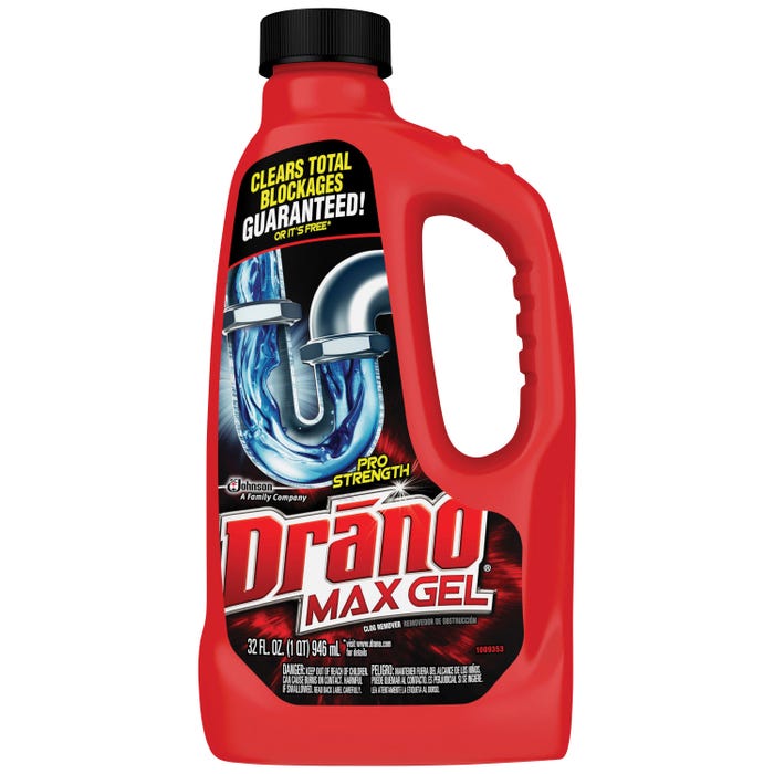 Drano Max Gel Clog Remover, 32 Ounces