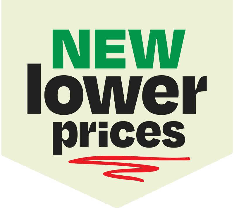 New Lower Prices