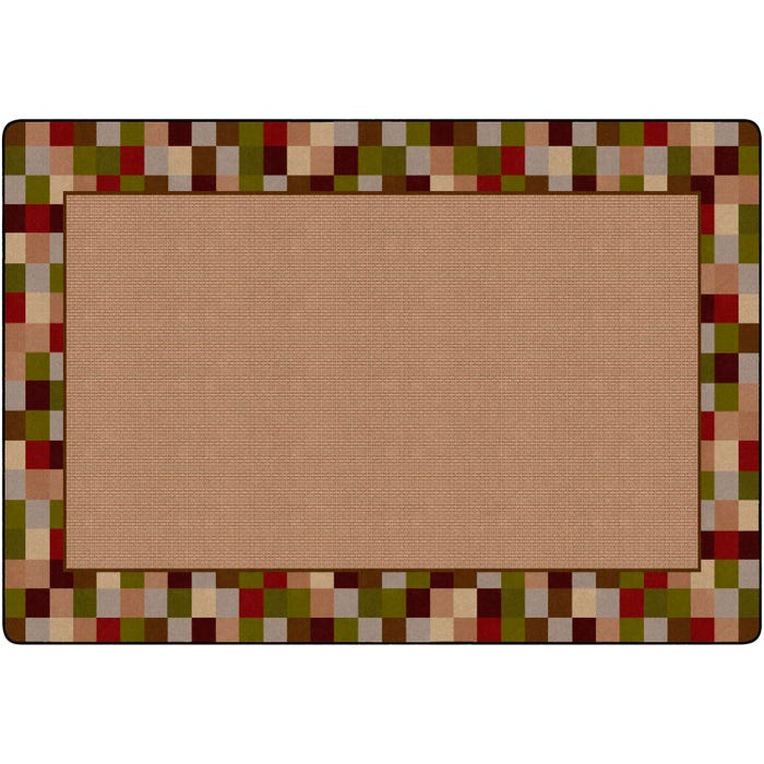 Flagship Carpets Border Blocks Carpet, Rectangle