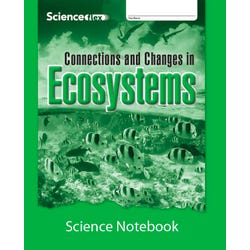 ScienceFLEX Connections and Changes in Ecosystems, Science Notebook, Pack of 4, Item Number 2013995