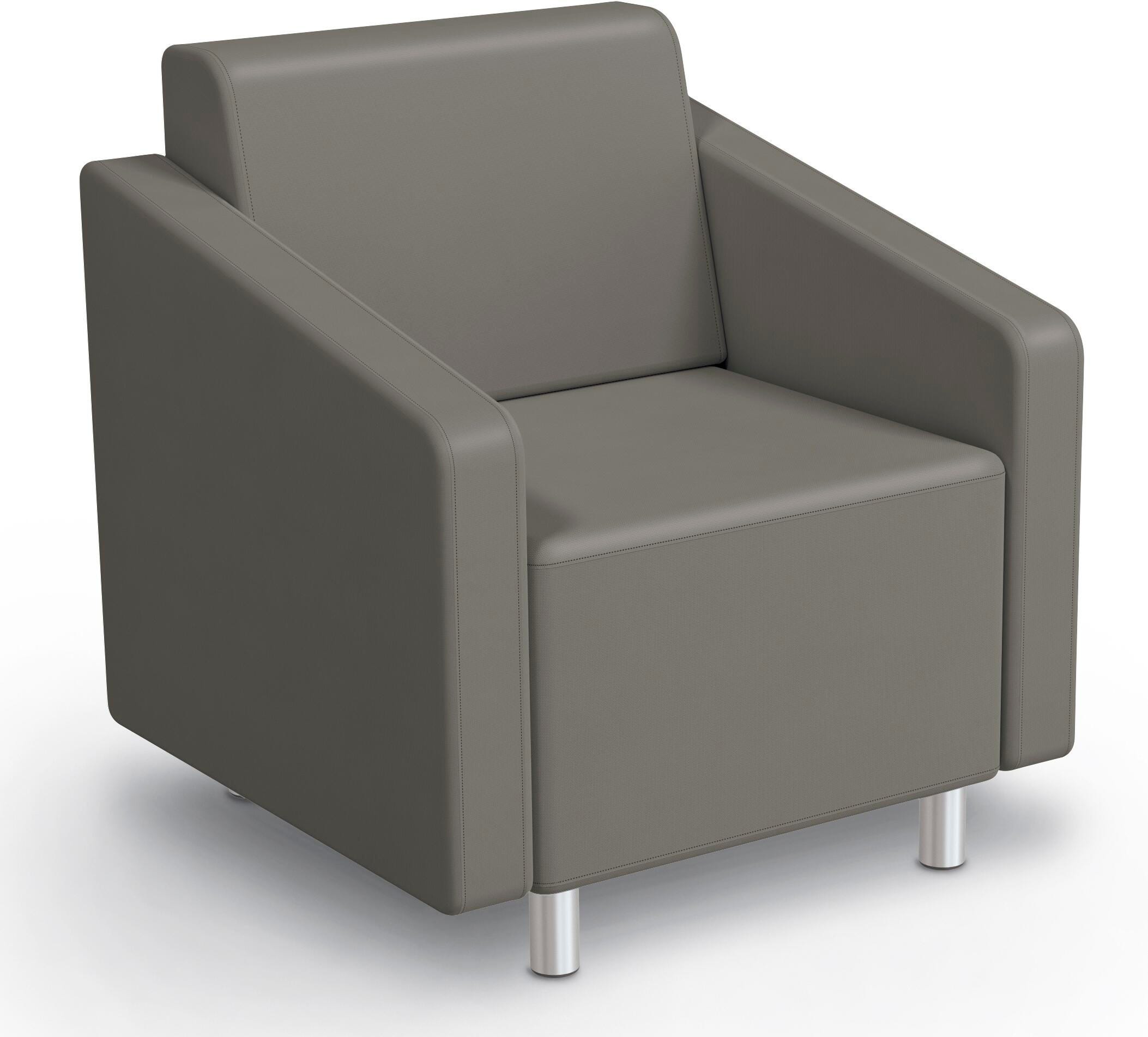 MooreCo Soft Seating Single Chair with Arms, 30-1/2 x 29-1/2 x 34-1/2 Inches 4001174