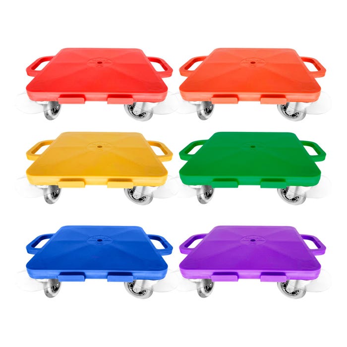 Pull-Buoy In-Line Wheel Turbo Scooters, 12 Inches, Set of 6