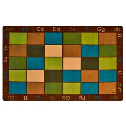 Carpets for Kids Premium Nature's Colors Seating Carpet, Rectangle 4002383