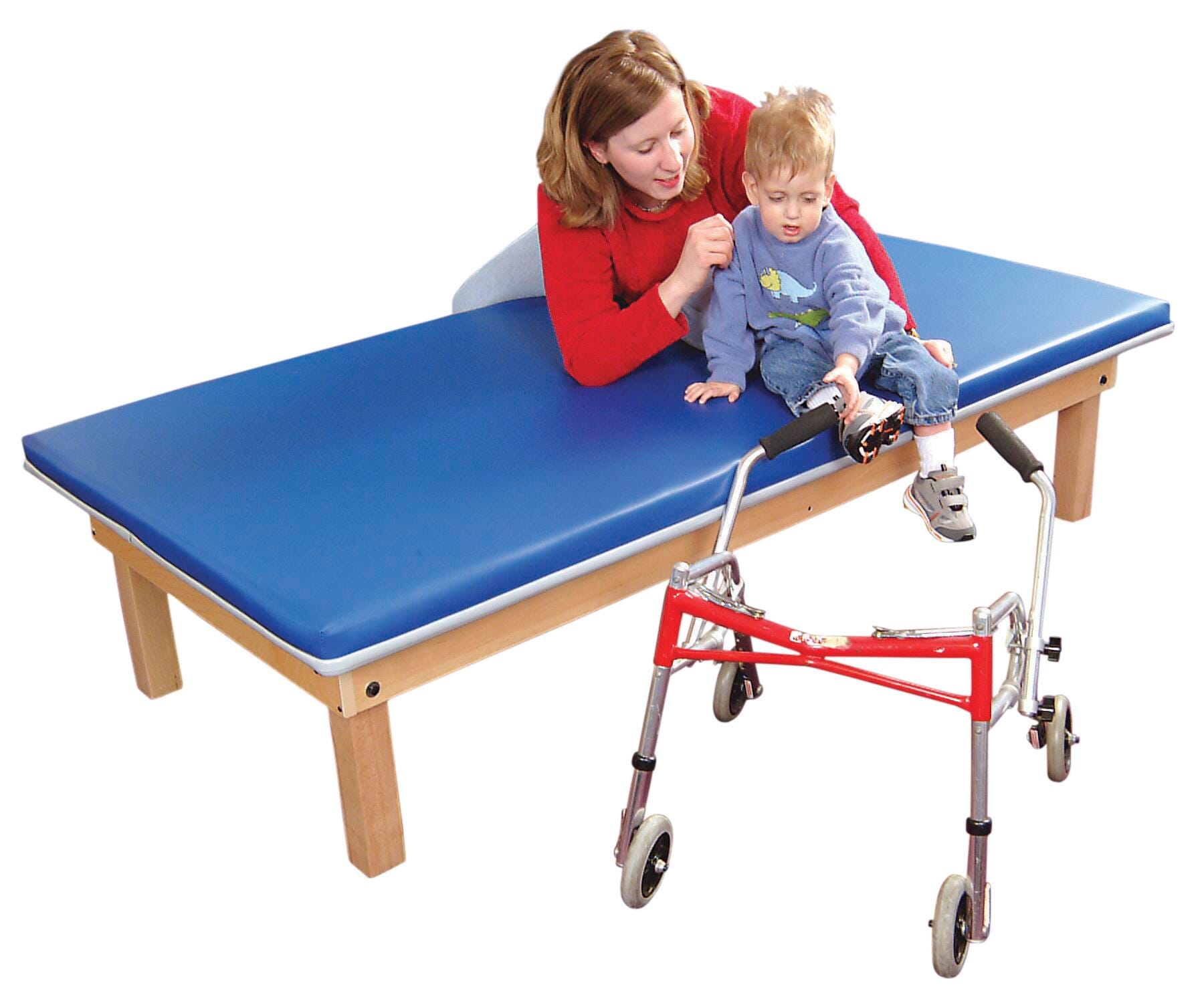 Clinton Industries Fixed Height Upholstered Mat Table, 60 x 84 x 18 Inches Fixed, Wood Table/Polyurethane Foam Mat 013428