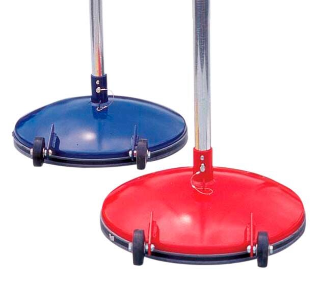 Jaypro Portable Game Standards, 24 Inch Base, 75 Pounds, Uncoated Uprights, Set of 2 4001836