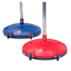 Jaypro Portable Game Standards, 24 Inch Base, 75 Pounds, Uncoated Uprights, Set of 2 4001836