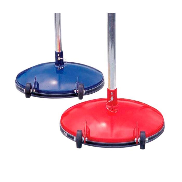 Jaypro Portable Game Standards, 24 Inch Base, 75 Pounds, Uncoated Uprights, Set of 2