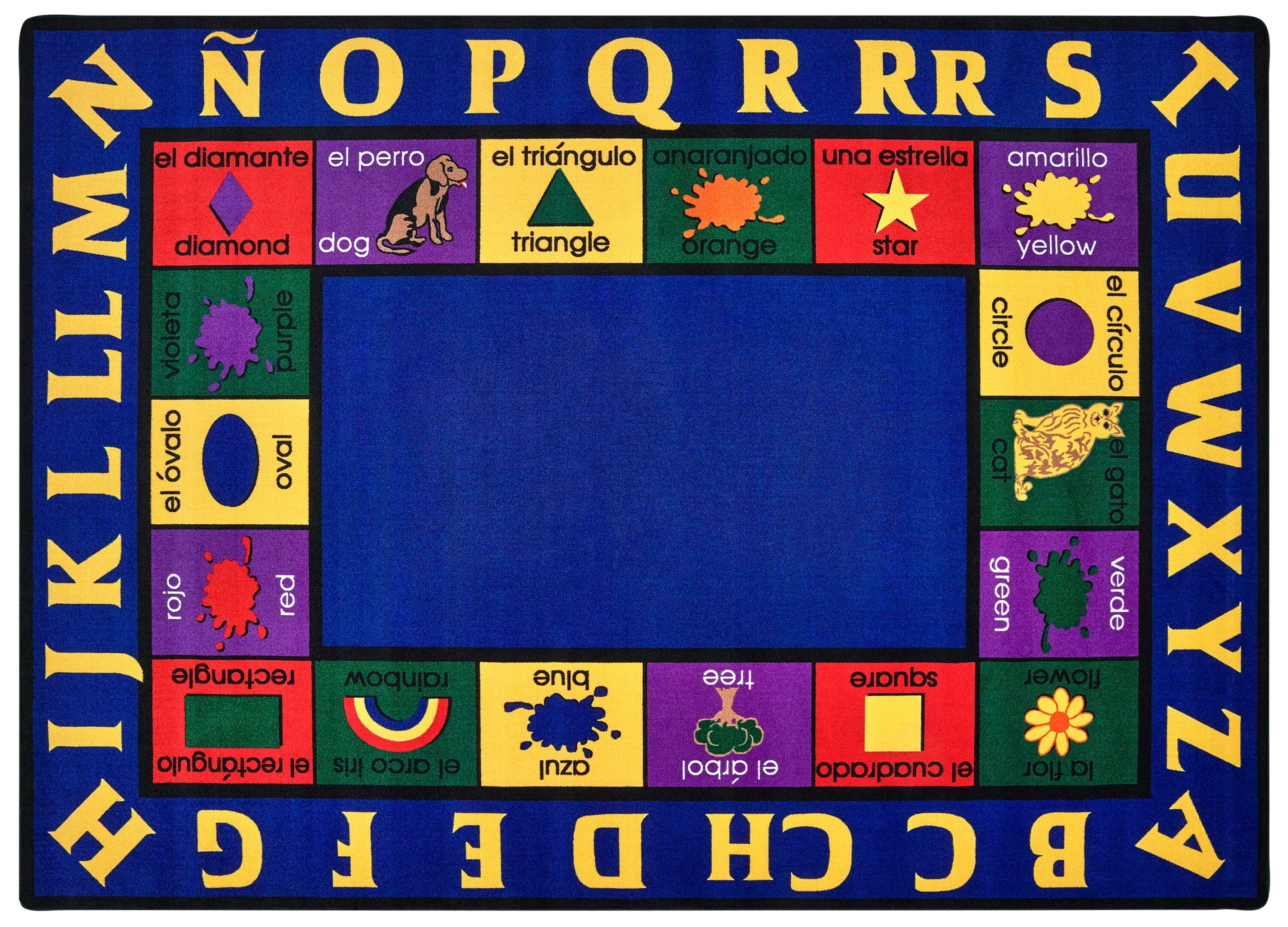 Carpets for Kids Premium Bilingual Carpet, Rectangle 4002240