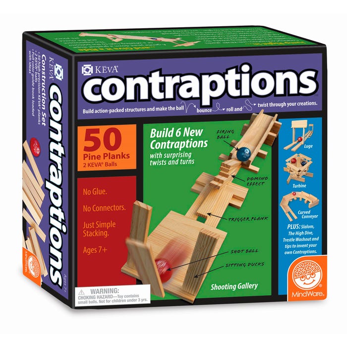 Mindware KEVA Contraptions, 50 pieces