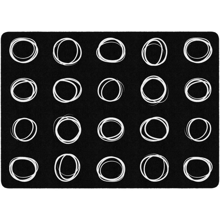 Flagship Carpets Circle Sampler Carpet, Rectangle