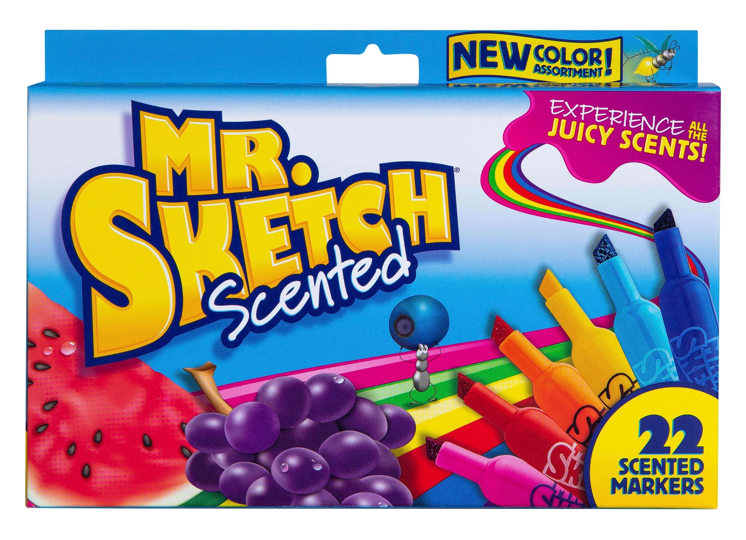 Mr. Sketch Scented Markers, Chisel Tip, Assorted Scents and Colors, Set of 22 2021537