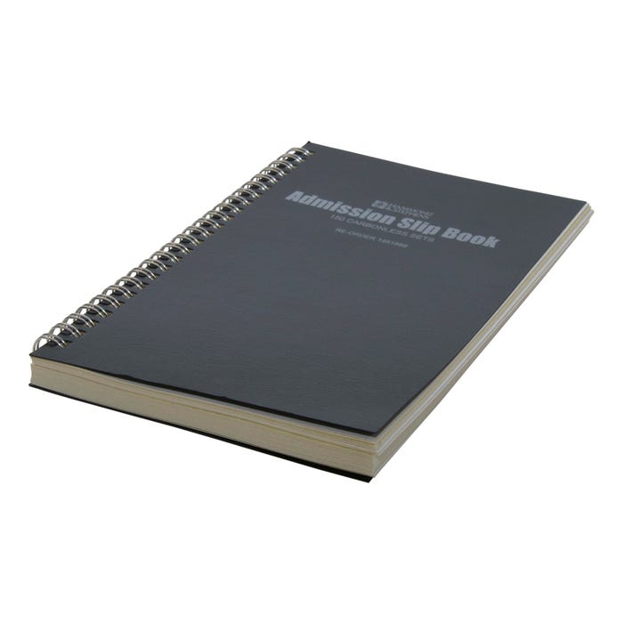 Hammond & Stephens 2-Part Carbonless Student Admit Slip Book, 5-1/2 x 8-5/8 Inches
