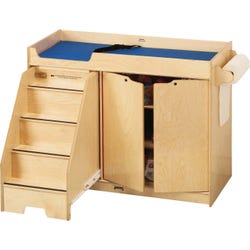 Jonti-Craft Changing Table with Stairs, 48 x 22-1/2 x 39 Inches, Item Number 2118452