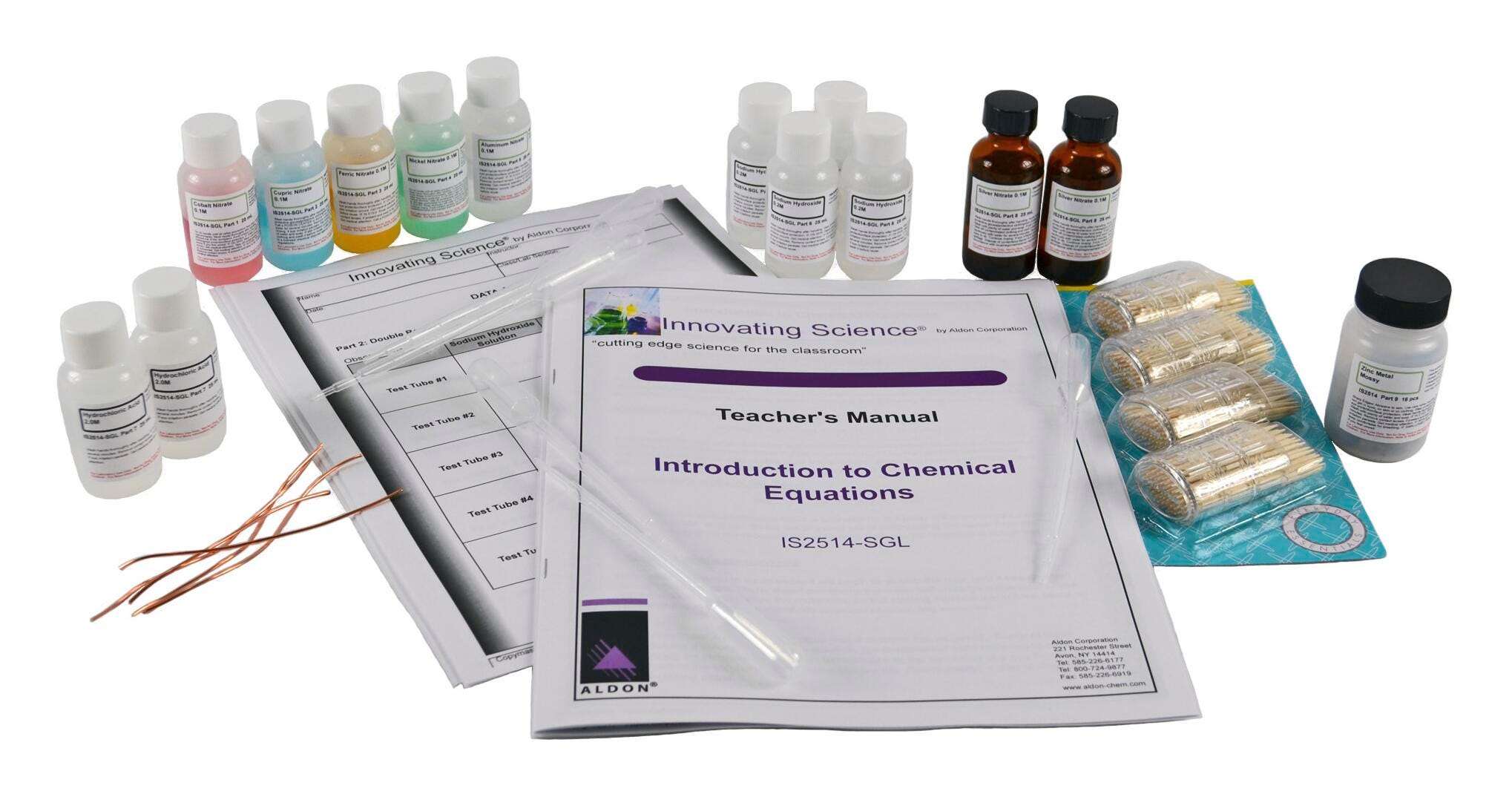 Image for Innovating Science Introduction to Chemical Equations, Small Group Learning from School Specialty