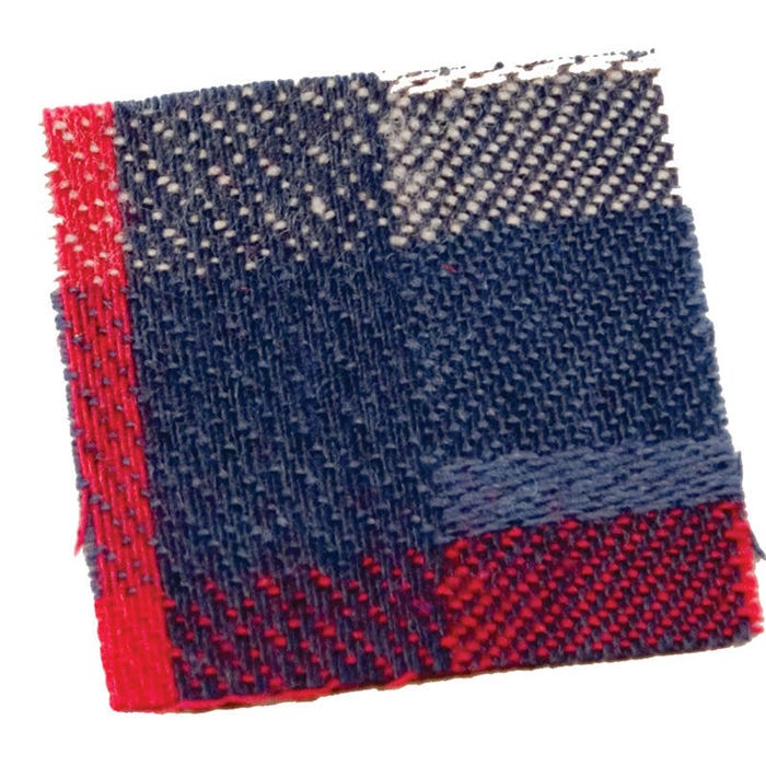 Delta Education Wool Plaid, 1-1.5 Inches Square, Pack of 50