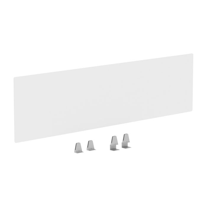 Lorell Relevance Modesty/Privacy Panels, For use with 72 W Inches Desk, Clear