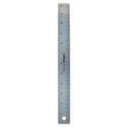 School Smart Flexible Stainless Steel Ruler with Cork Back, 12 Inches Item Number 1437791