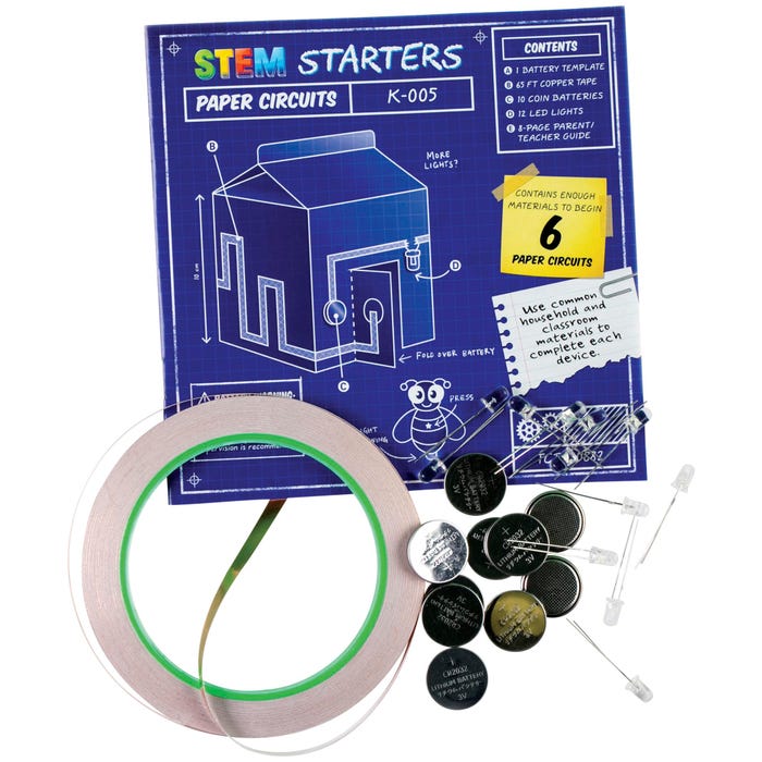 Teacher Created Resources STEM Starters, Paper Circuits Basic Starter Kit