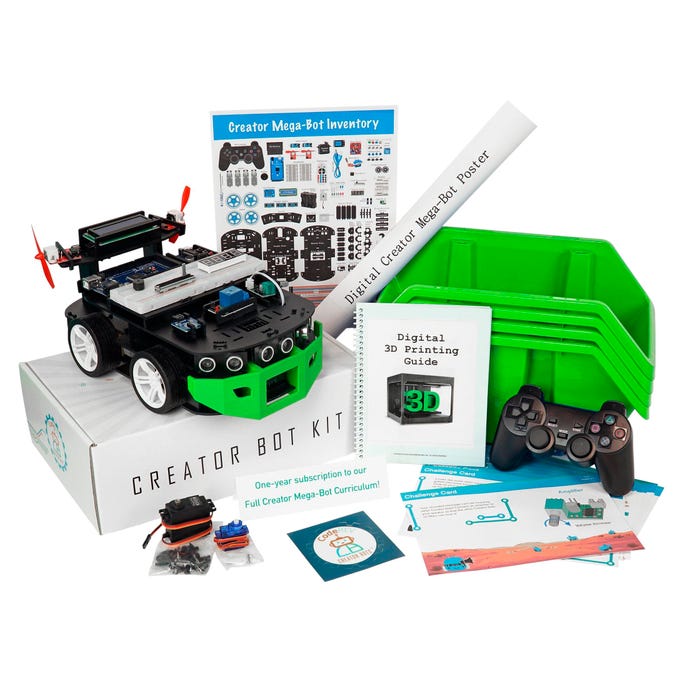 Code Rev Kids Inc Creator Bots Mega-Bot, Classroom Set of 12