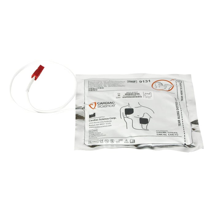 Cardiac Science 54-119 Non-Polarized AED Adult Electrode Set