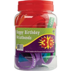 Teacher Created Resources Wristband Jars, Happy Birthday, Item Number 1535830