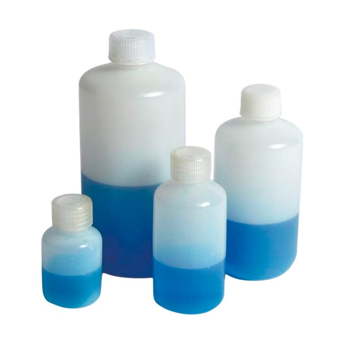 United Scientific UniStore Narrow Mouth Reagent Bottles, HDPE, 60 Milliliters, Pack of 12